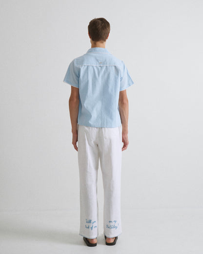 Things Left Unsaid Hand Embroidered Pants