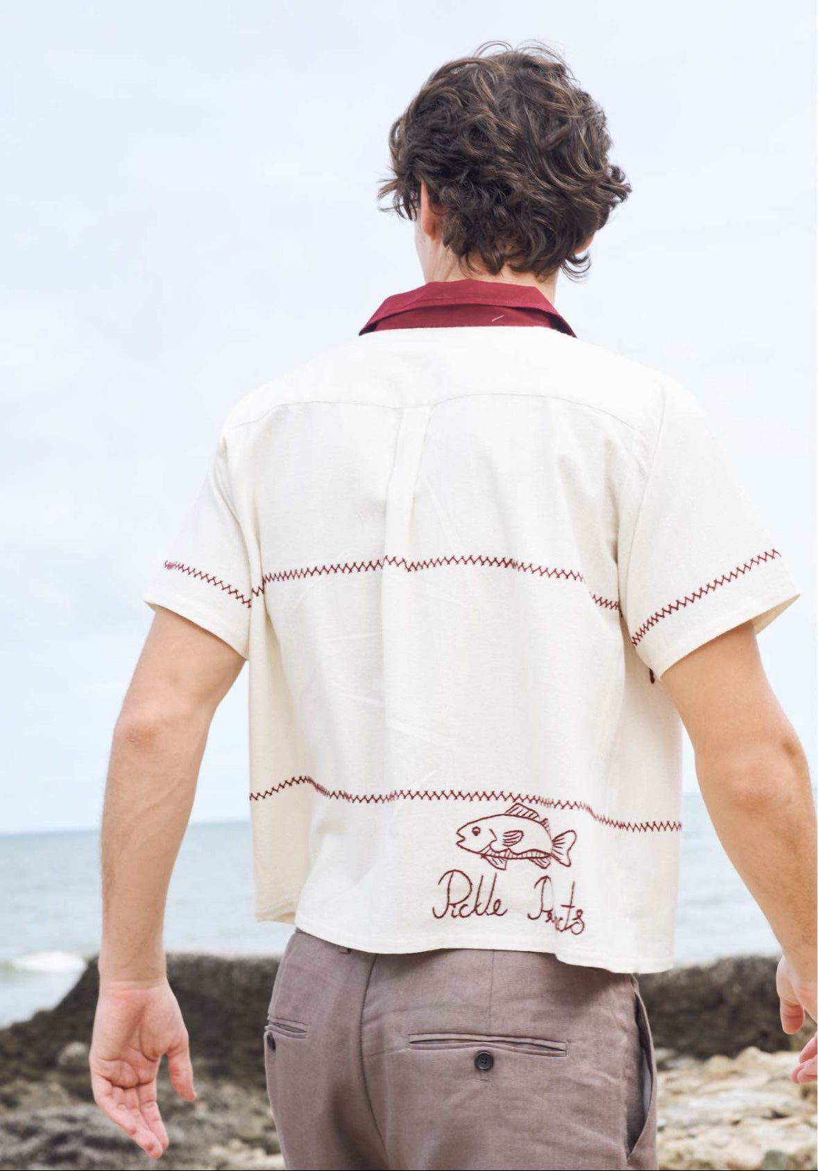 MARSEILLE YACHT CLUB S/S Concealed button closure