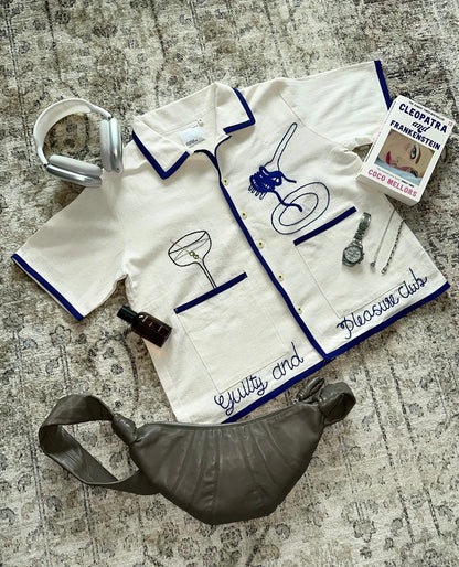 GP CLUB HAND EMBROIDERED S/S SHIRT