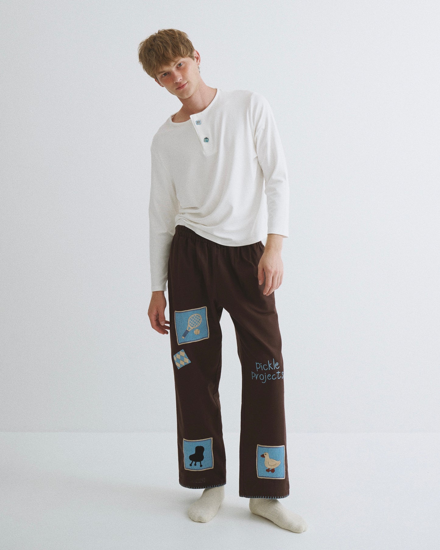 The old patch pants