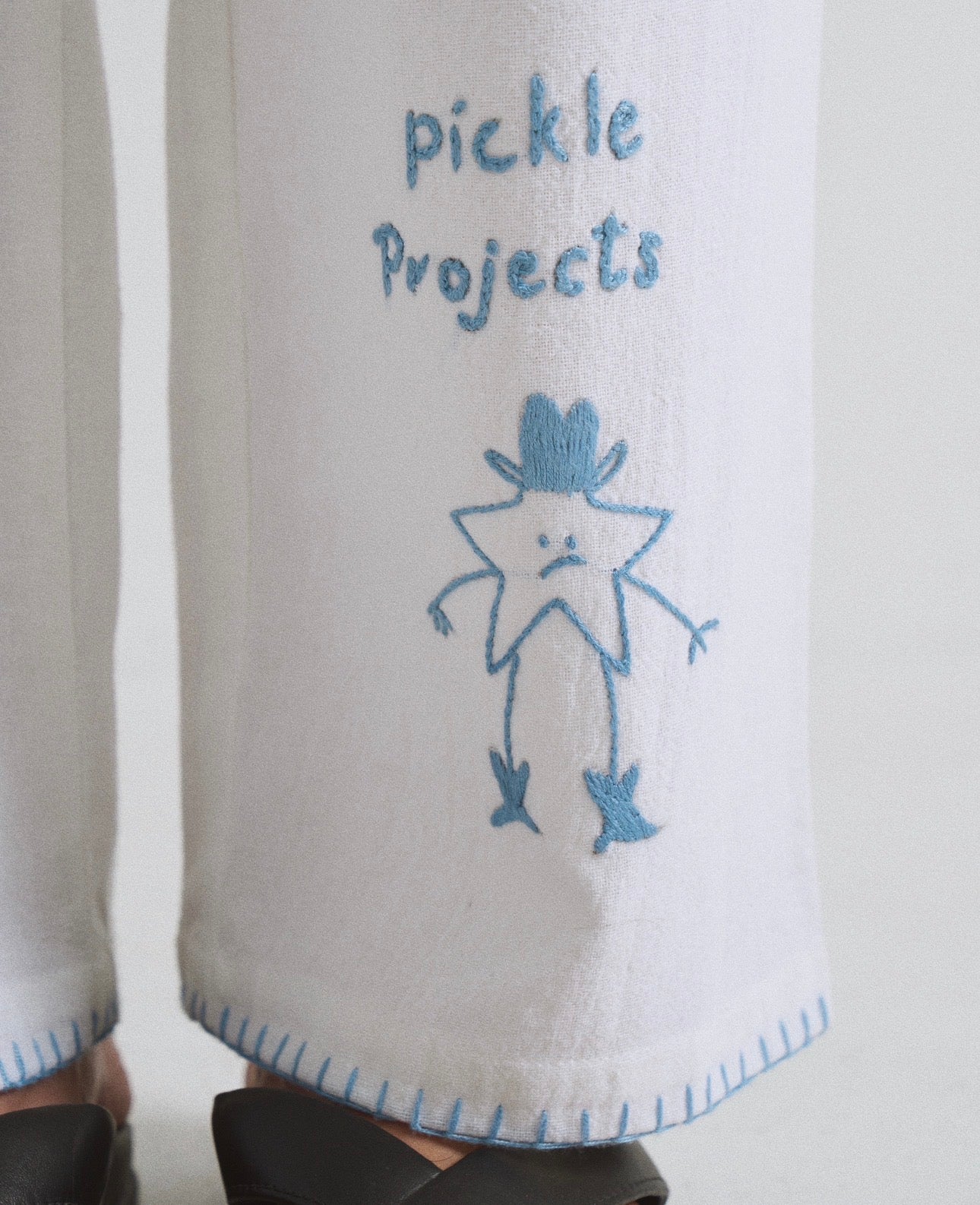Things Left Unsaid Hand Embroidered Pants