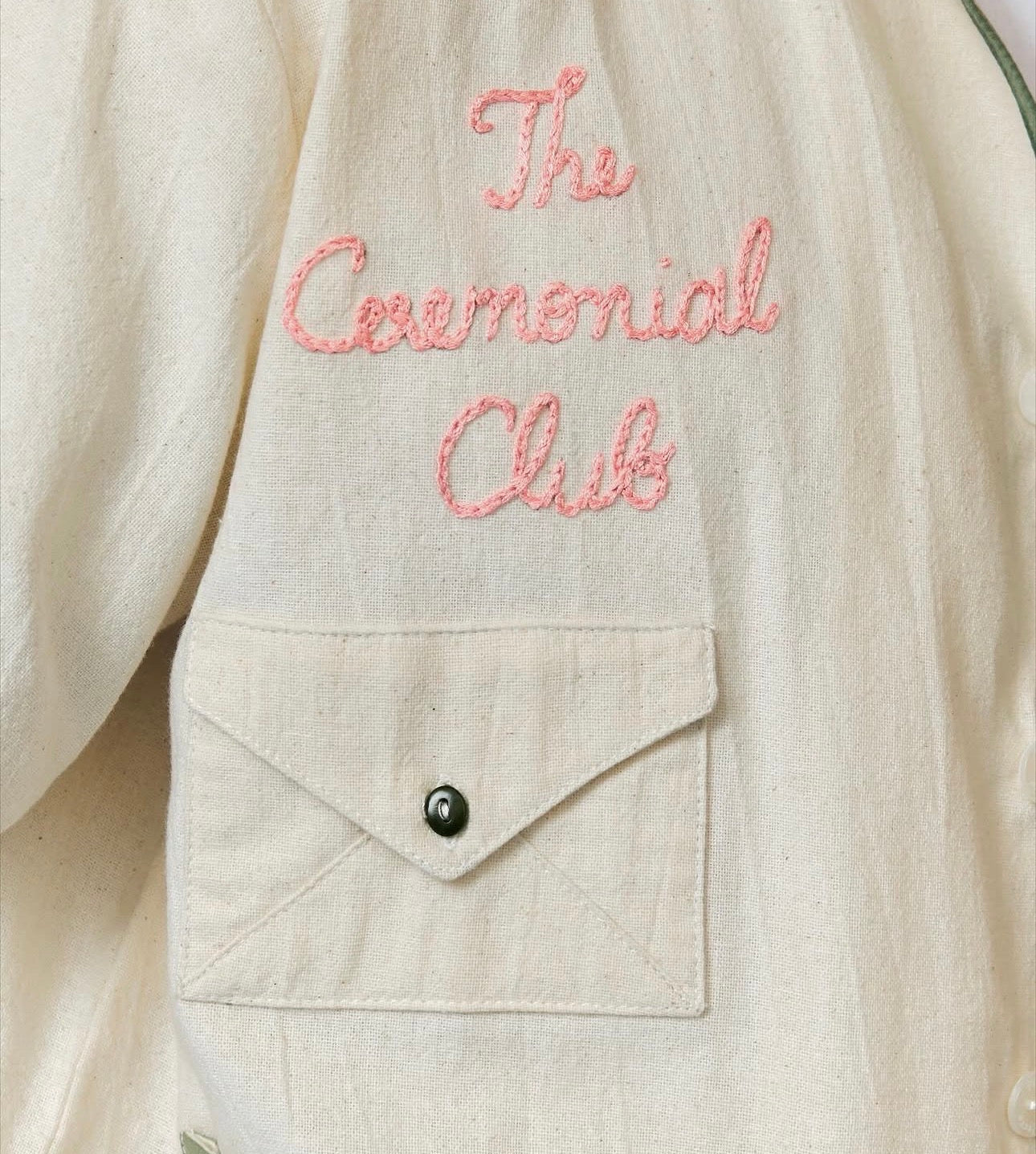 Ceremonial Club hand embroidered shirt