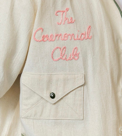 Ceremonial Club hand embroidered shirt