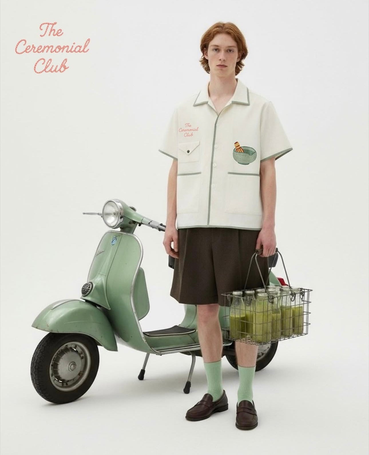 Ceremonial Club hand embroidered shirt