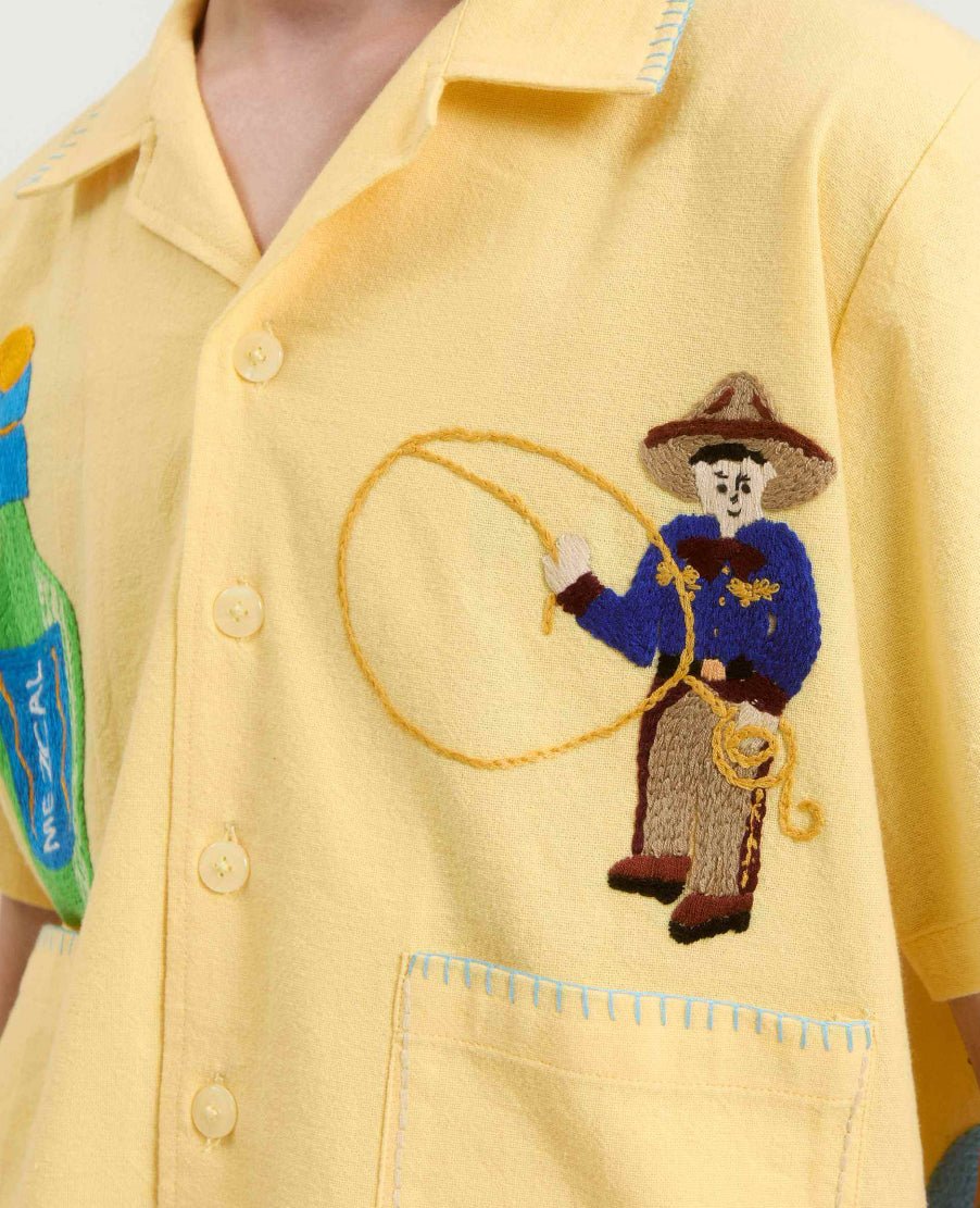 Cinco de mayo HAND EMBROIDERED S/S SHIRT