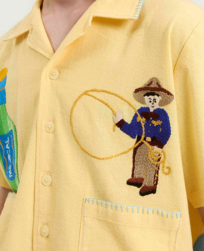 Cinco de mayo HAND EMBROIDERED S/S SHIRT