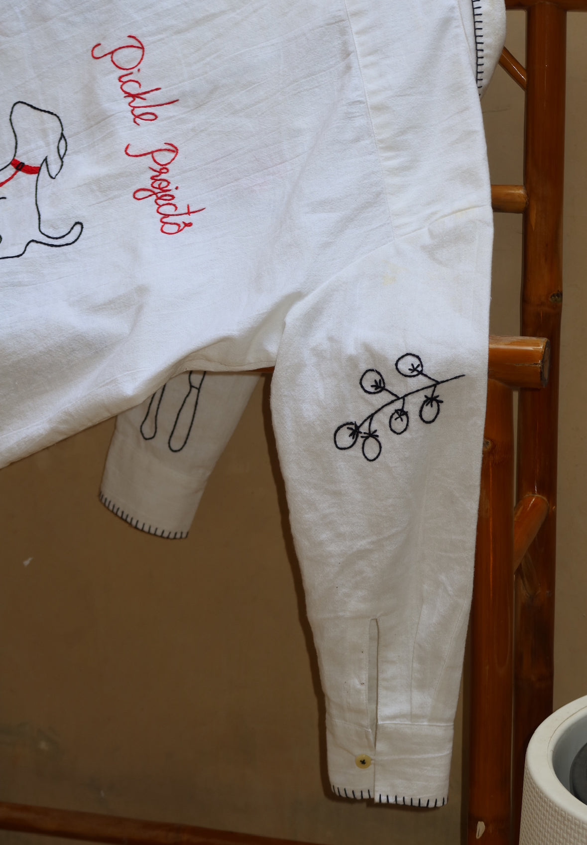 Dolce Vita HAND EMBROIDERED L/S SHIRT