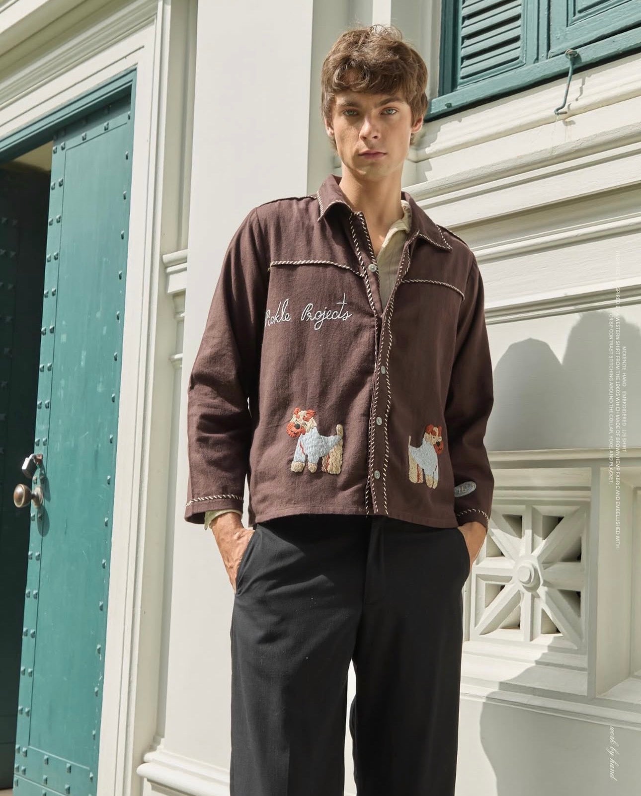 Mckenzie HAND EMBROIDERED L/S SHIRT
