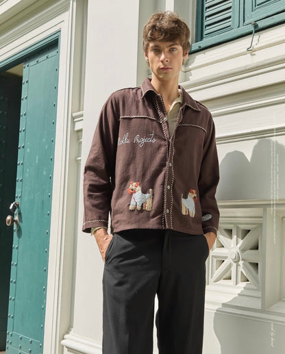 Mckenzie HAND EMBROIDERED L/S SHIRT
