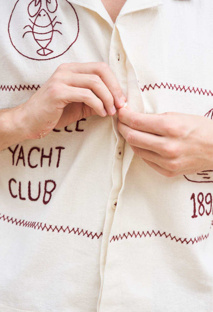 MARSEILLE YACHT CLUB S/S Concealed button closure