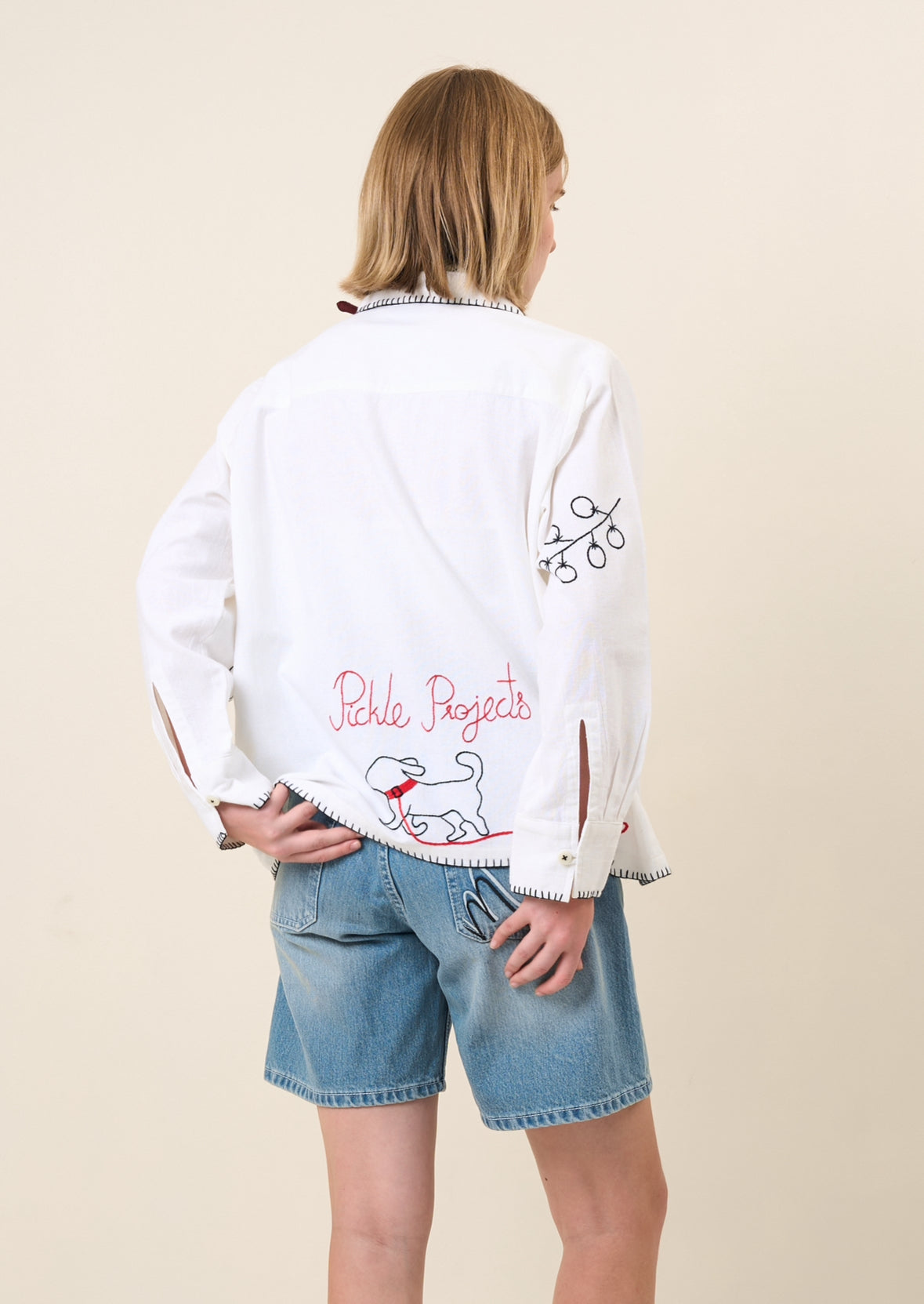 Dolce Vita HAND EMBROIDERED L/S SHIRT