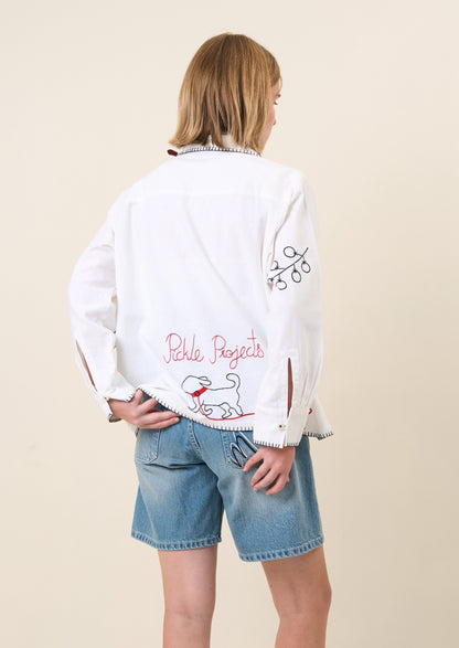 Dolce Vita HAND EMBROIDERED L/S SHIRT