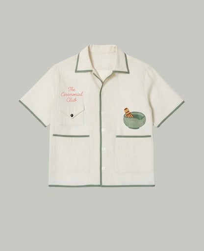 Ceremonial Club hand embroidered shirt