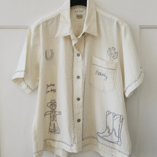 Dallas HAND EMBROIDERED S/S SHIRT
