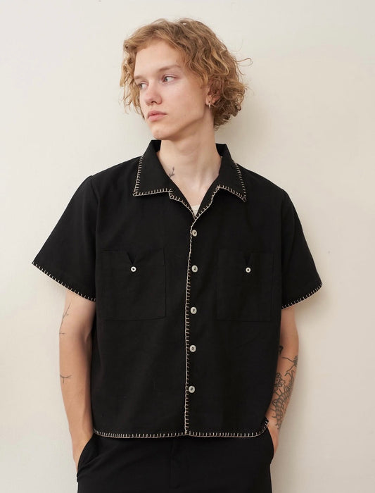 Rick rack classic black s/s