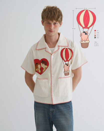 Henry’s first dates x Pickle Projects hand embroidered shirt * Limited Editions