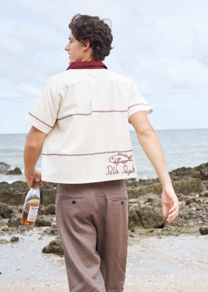 MARSEILLE YACHT CLUB S/S Concealed button closure
