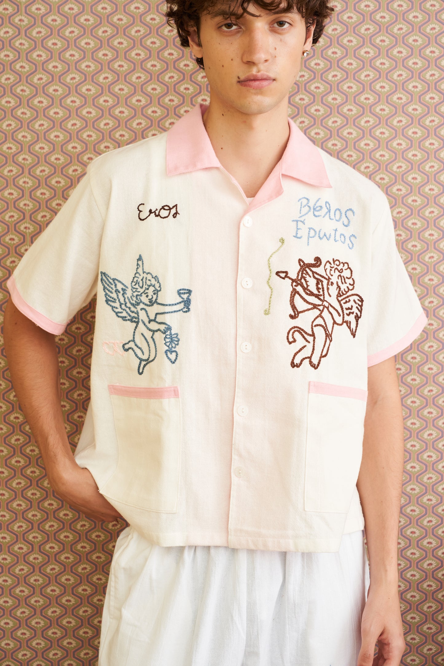 The Lovers Society Hand Embroidered Shirt