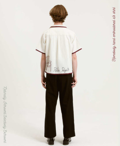 HOMEBODY HAND EMBROIDERED S/S SHIRT