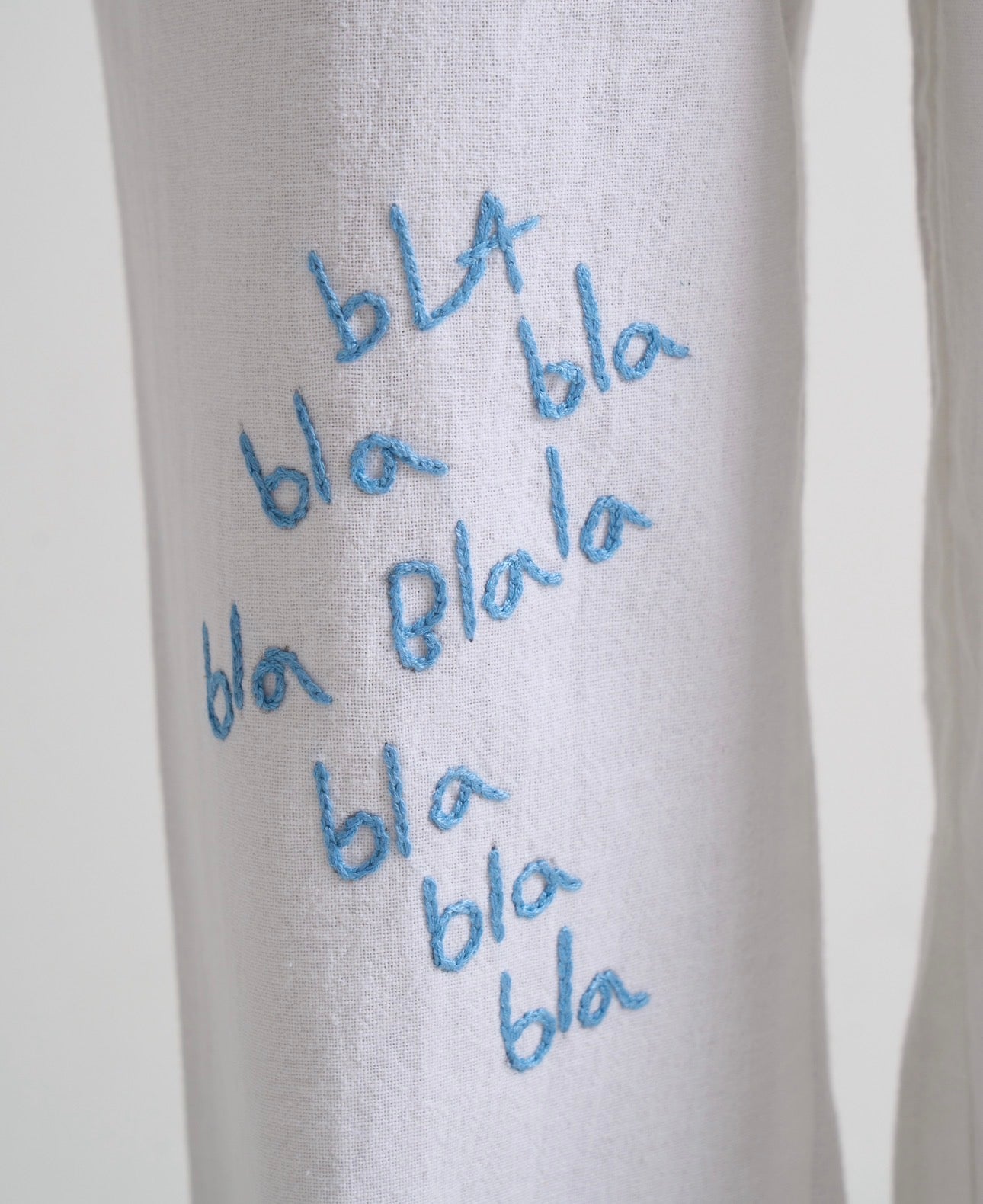 Things Left Unsaid Hand Embroidered Pants