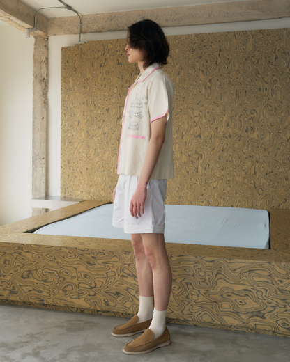 Cute but cry a lot Club hand embroidered S/S SHIRT