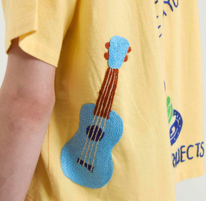 Cinco de mayo HAND EMBROIDERED S/S SHIRT