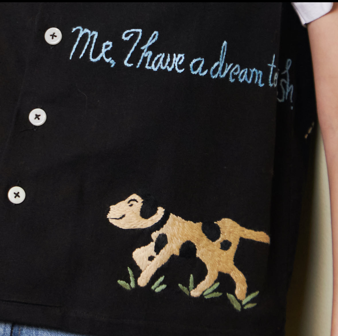 In my hay day hand embroidered vest