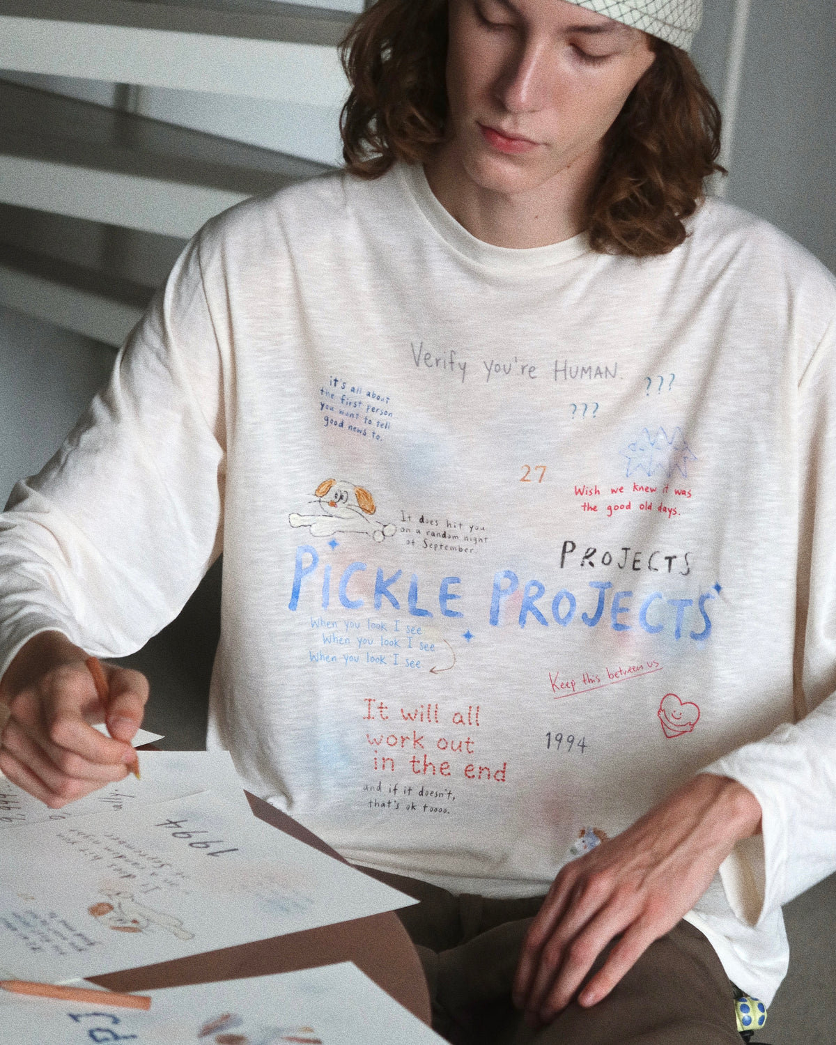 Scattered Thoughts L/S Tee