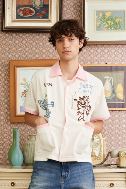 The Lovers Society Hand Embroidered Shirt