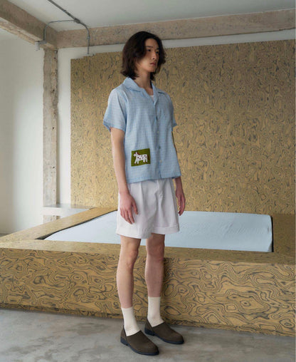 Homestead Gingham Hand-Embroidered Shirt