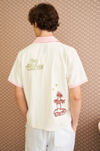 The Lovers Society Hand Embroidered Shirt