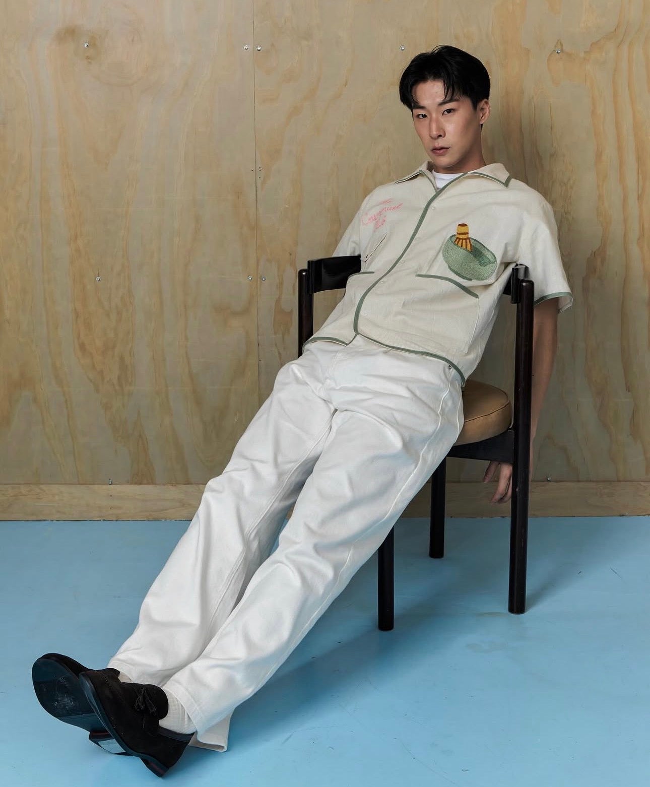 Ceremonial Club hand embroidered shirt