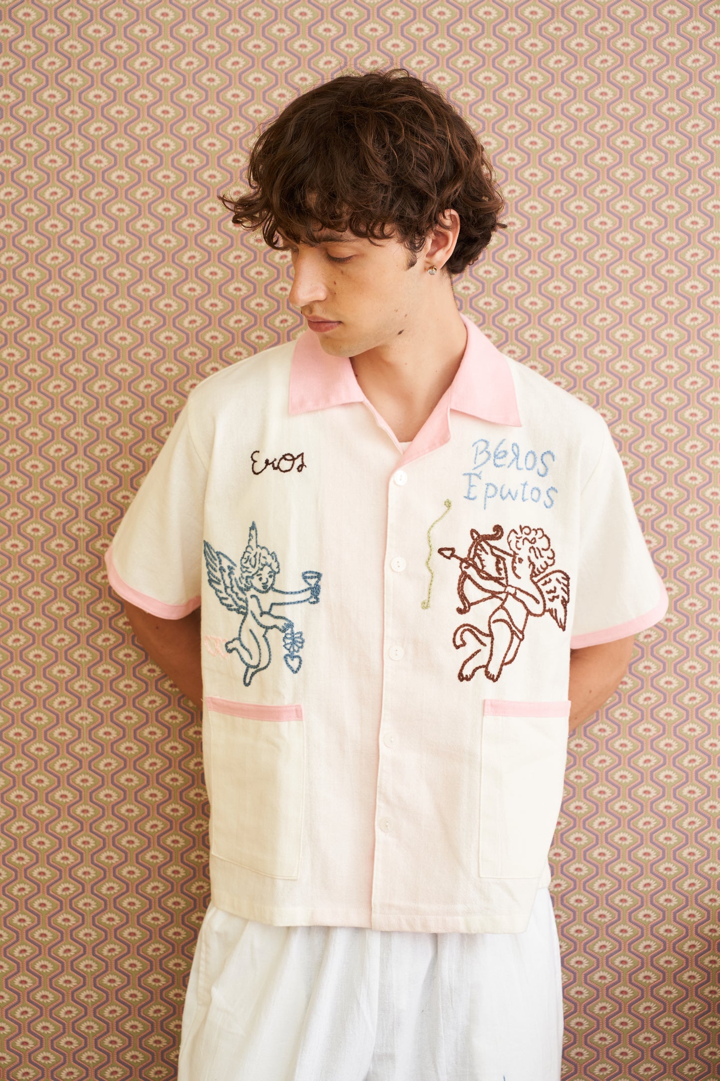 The Lovers Society Hand Embroidered Shirt