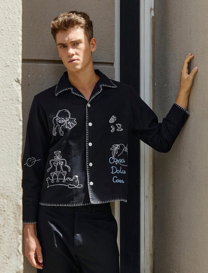 Notte Dolce Hand-Embroidered shirt