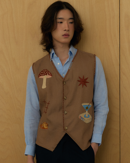 The Gathering Hand-embroidered Vest
