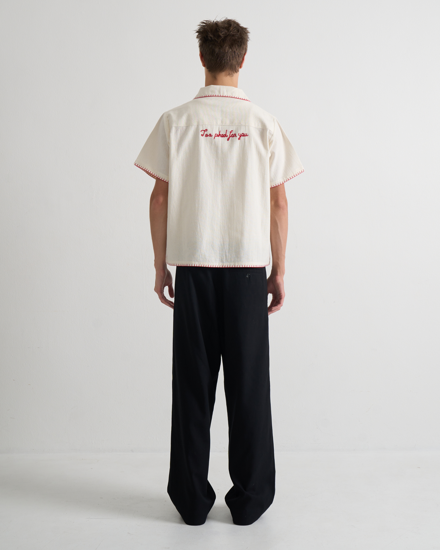 Too Phed(Spicy in Thai) For You Hand-Embroidered Shirt