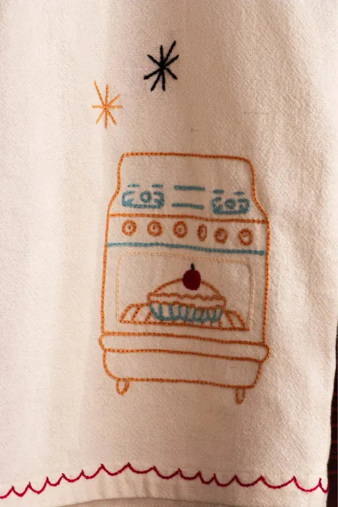 Tomato Soup Hand-Embroidered vest