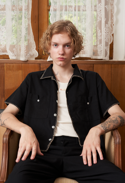 Rick rack classic black s/s